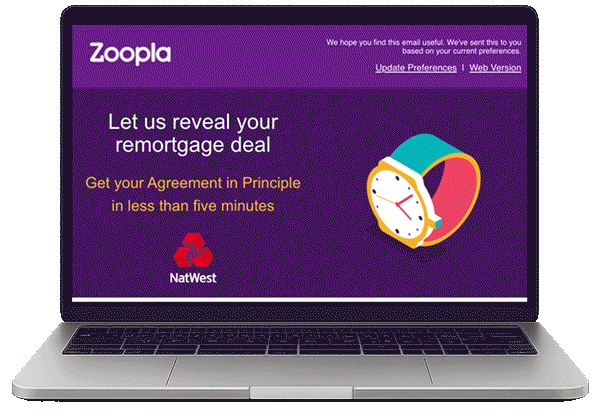 Zoopla (ZPG plc) laptop showcase